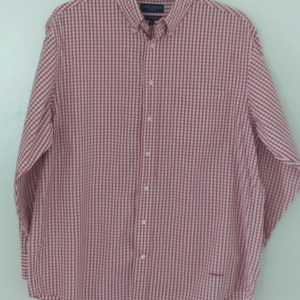 Daniel Cremieux collection red Plaid long sleeve - Picture 5 of 9